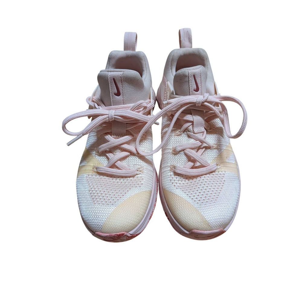 Nike Metcon Training Sneakers Womens Pink Excellent Flyknit Gym Shoes
